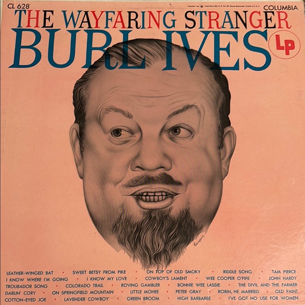 Burl Ives 'The Wayfaring Stranger' LP - Columbia